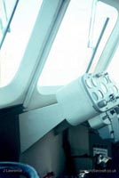 Captain's seat and instruments